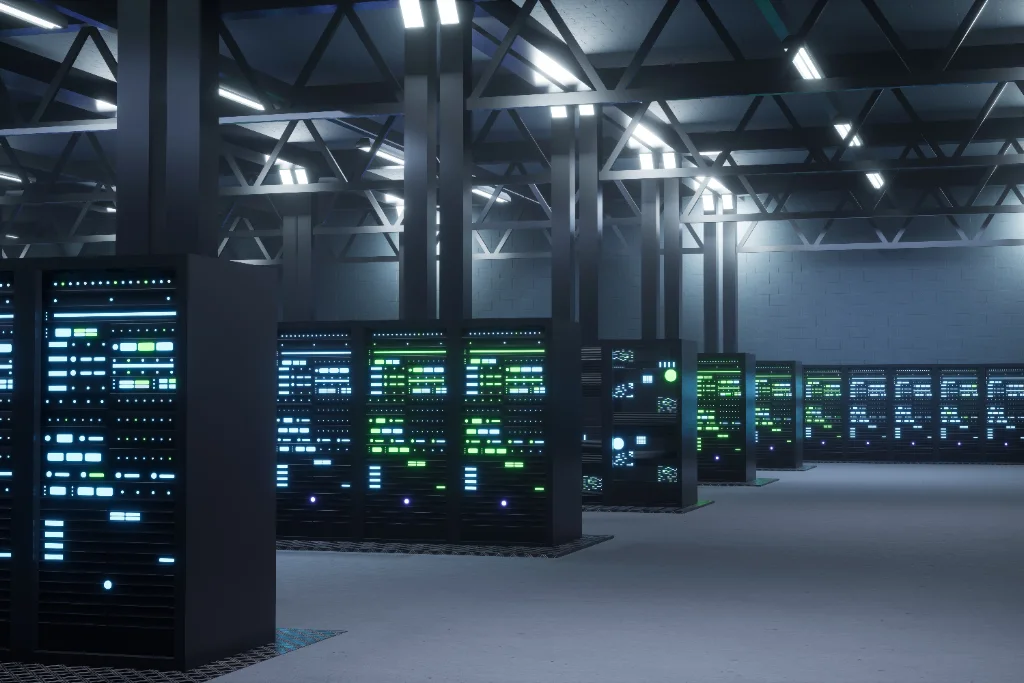 Data center que soporta la infraestructura de mensajería SMS empresarial